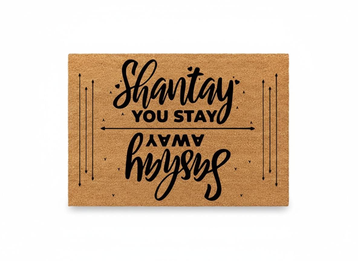 Sashay Away Shantay You Stay Doormat: RuPaul's Drag Race Funny Mat