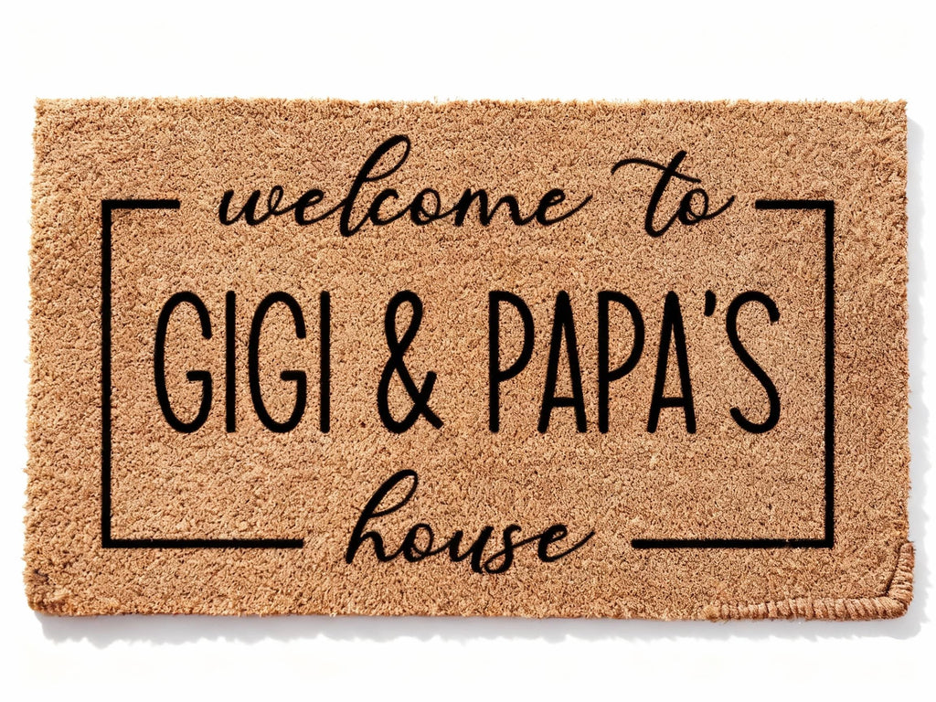 Nana & Papa's House Doormat – Custom Coir Welcome Mat