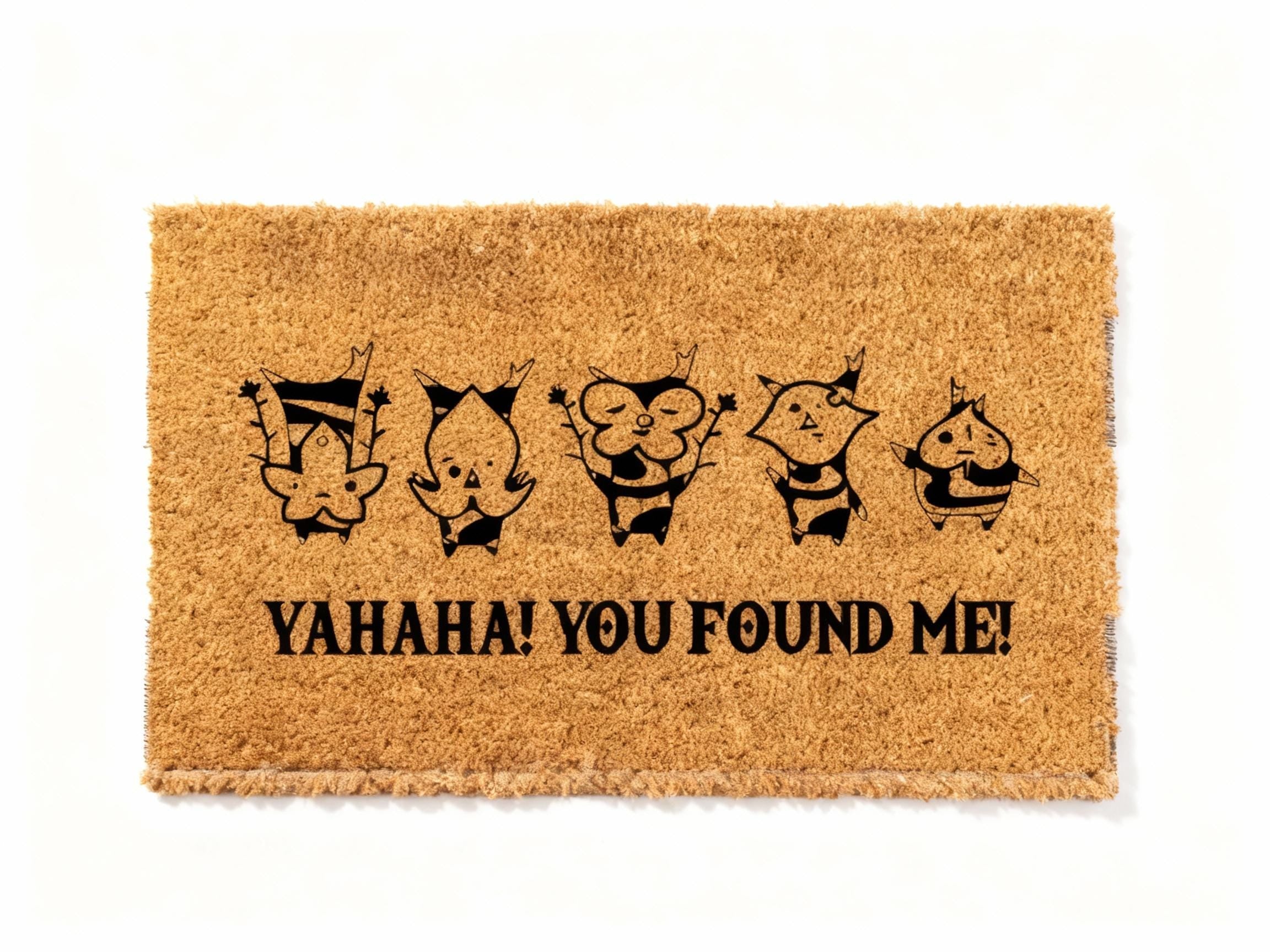 Korok Seed Doormat, Zelda Lover Gift, Non-slip Coir Mat