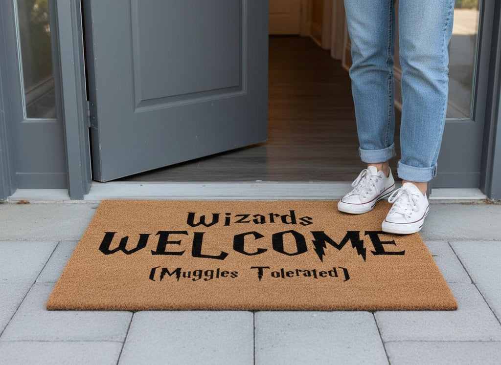Wizards Welcome Coir Doormat – Funny Magic Home Decor