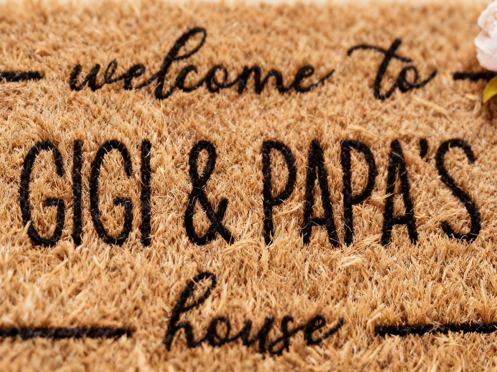 Nana & Papa's House Doormat – Custom Coir Welcome Mat