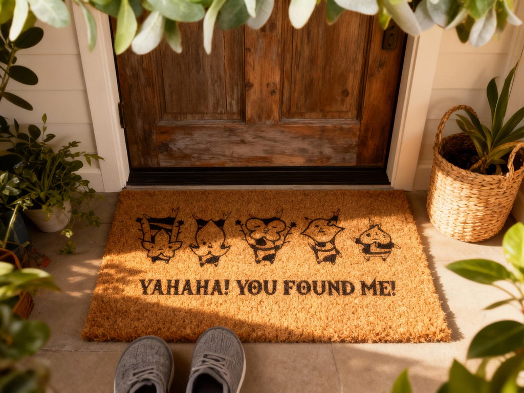 Korok Seed Doormat, Zelda Lover Gift, Non-slip Coir Mat