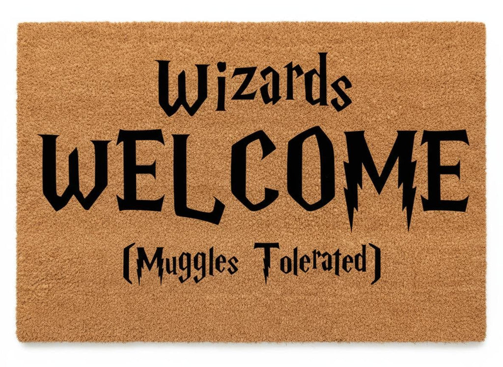 Wizards Welcome Coir Doormat – Funny Magic Home Decor