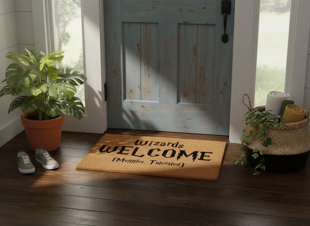 Wizards Welcome Coir Doormat – Funny Magic Home Decor