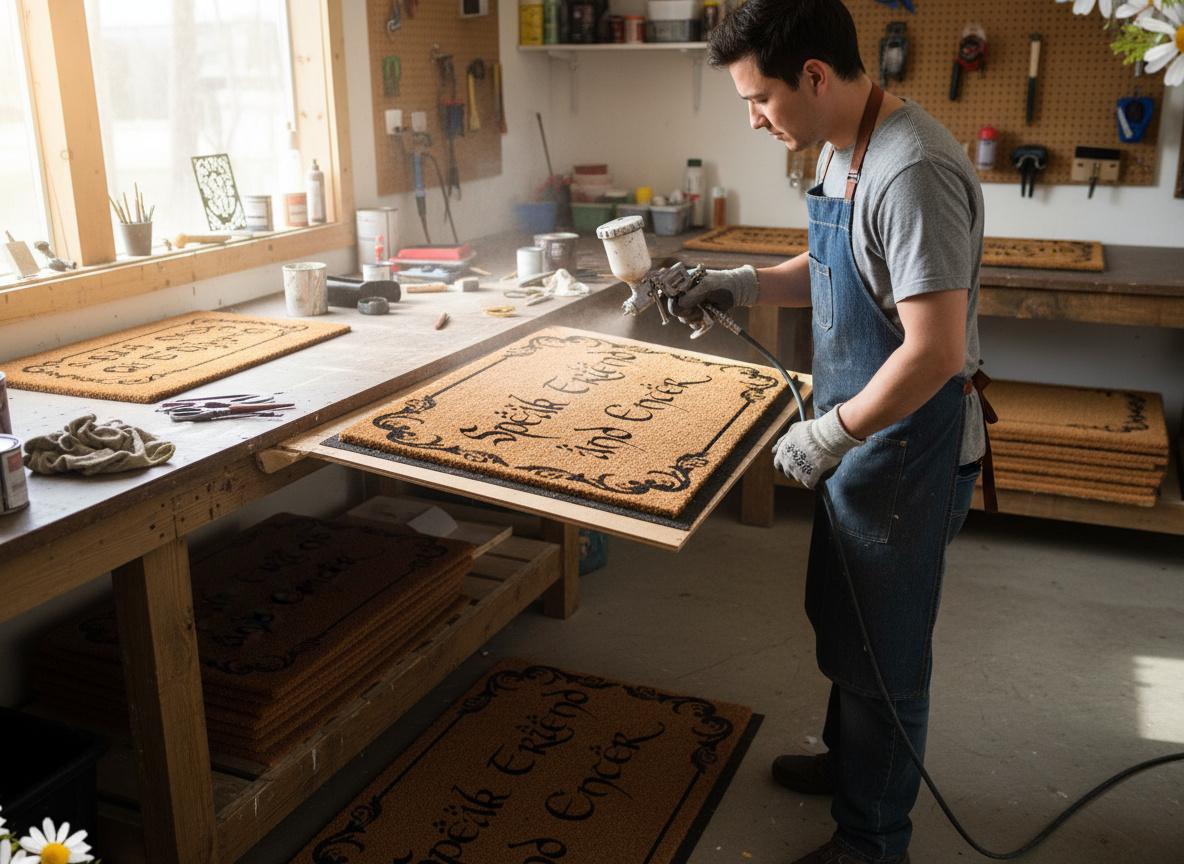 Speak Friend and Enter Coir Doormat, Lord of the Rings Welcome Mat