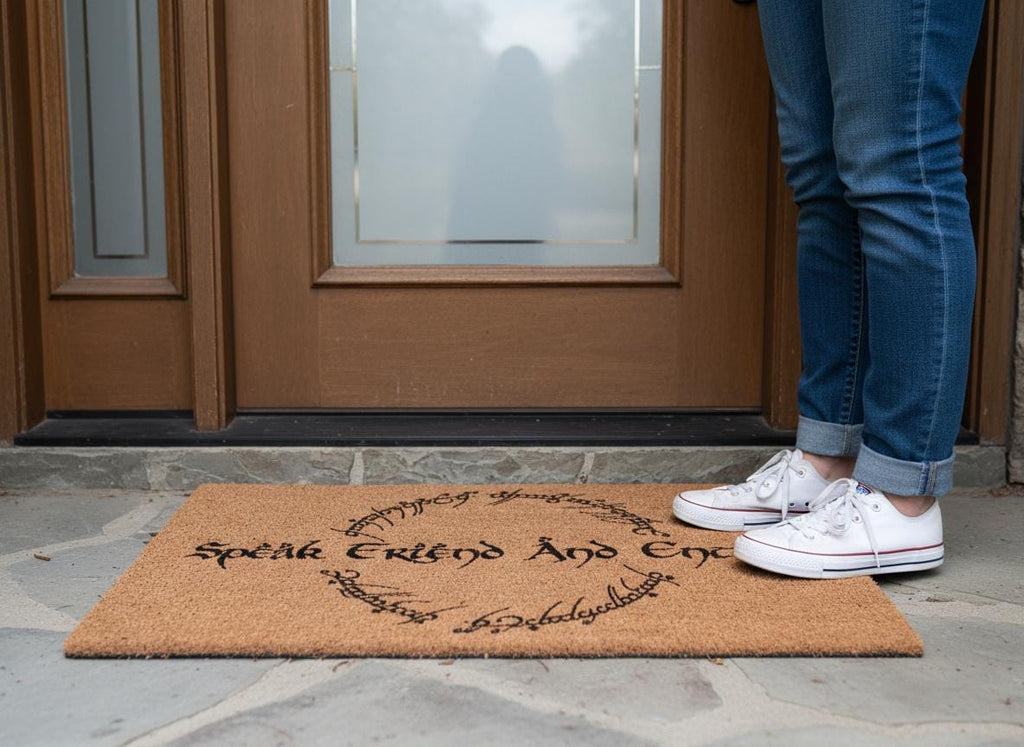 Speak Friend and Enter Coir Doormat, Lord of the Rings Decor